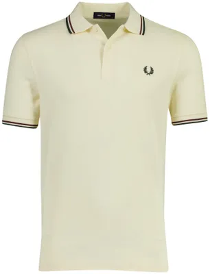 Produktbild von Poloshirt 2-Knopf-Piqué Fred Perry hellgelb 100% Baumwolle