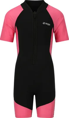 Produktbild von ZIGZAG Kids Swim Suit Shocking Pink 8