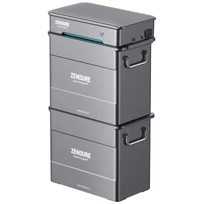 Produktbild von Zendure SolarFlow Hyper 2000 mit 1800W Solar Eingang, Bidirektionales 1200W AC-Laden, 2×AB2000S 1920Wh LiFePO4 Akku, Aerosol-Feuerlöschsystem