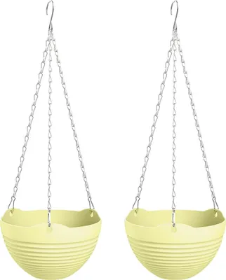 Produktbild von Hängender Blumenkorb, Hängender Wandblumentopf mit Aufhängekette