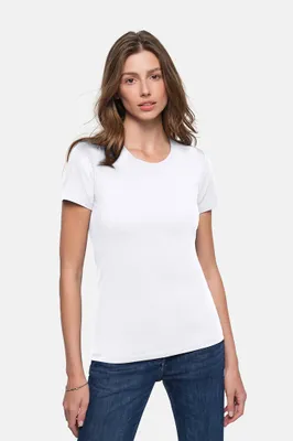 Produktbild von HAKRO Classic T-Shirt Damen 127 weiß, 2XL