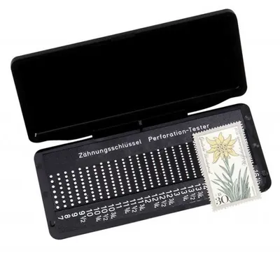 Obrázek produktu pro Zoubkoměr na známky, průsvitky LINDNER (K1600)