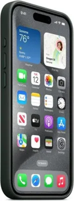 Produktbild von iPhone 15 Pro FineWoven Case with MagSafe - Evergreen