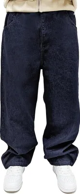 Obrázek produktu pro DADA Baggy Fit Jeans with DADA Embroidery Raw Indigo Velikost: 34W / 32L