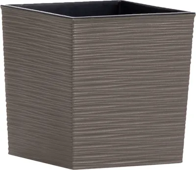 Produktbild von SIENA GARDEN Pflanzgefäße NIZZA GROOVE grau Rillenoptik, 30 x 30,5 cm