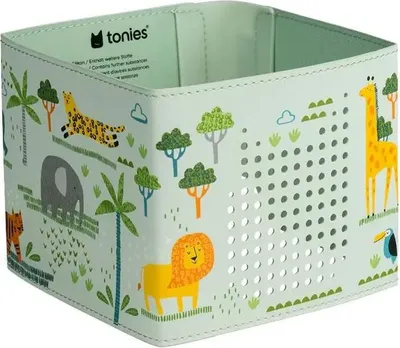 Produktbild von tonies Hülle für Toniebox 2 "Dschungel", Schutzhülle, Mehrfarbig, tonies, Toniebox 2, Silikon, , 475 mm