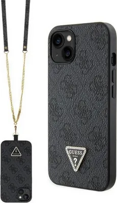 Produktbild von Etui Guess Guhcp14Sp4Tdscpk Na Iphone 14 - Czarne Crossbody 4G Metall Logo