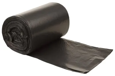 Produktbild von Müllbeutel Abfallbeutel - Kleine Beutel 10 L - 200 Stück 10 Rollen - 50x60 cm - 3 mil stark - Flachbeutel ohne Zugband - Schwarz