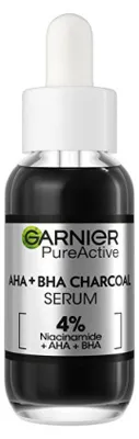 Obrázok produktu pre AHA + BHA sérum s dreveným uhlím proti nedokonalostiam (sérum) 30 ml