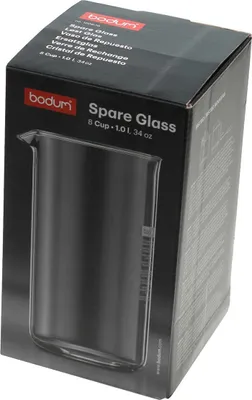 Immagine prodotto di Bodum 1508-10 Brocca di ricambio in vetro per caffettiera da 1,0 litri (vedi descrizione)