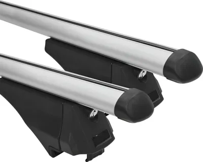 Produktbild von Fischer 2in1 Relingträger abschließbar 127 cm – Dachträger für offene & integrierte Reling, passend für Fahrradträger, Dachboxen & Skihalter