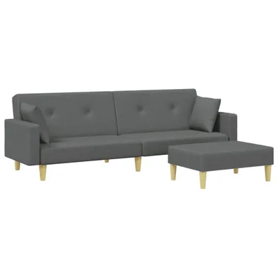 Zdjęcie produktu dla VidaXL 3216241, Szary, Pianka, Poliester, Poli drewno, 770 mm, 550 mm, 310 mm