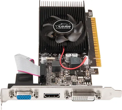 Produktbild von JINGSHA GT610 Grafikkarte, 2 GB/DDR3/64 Bit Speicher, Grafikkarte, Computer-Grafikkarte mit HD+VGA-Anschluessen fuer Buerounterhaltung