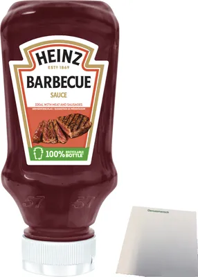 Produktbild von Heinz Barbecue Sauce (220ml Flasche) + usy Block