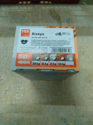 Productafbeelding van TOX 00910015 TOX BIZEPS 00910015 Spreizdübel Ø 8 mm x 90 mm, 50 St.
