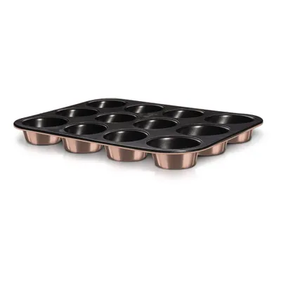 Zdjęcie produktu dla Berlinger Haus forma do pieczenia muffinów x12 Metallic Rose Gold BH6473