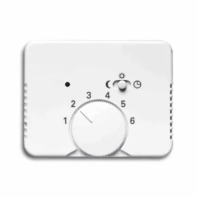 Produktbild von BUSCH-JAEGER Zentralplatte Raumtemp alpha std-ws glz