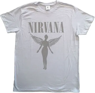 Image de Nirvana - "In Utero Tour" T-shirt homme/femme unie RO4048 (M) (Blanc)