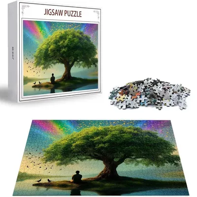 Produktbild von Holzpuzzle mit 5000 Teilen für Erwachsene