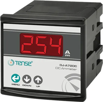 Produktbild von Tense DJ-A72DC Gleichstrom Einbaumessgerät DC Amperemeter 60mV 0 - 910A 230V (Shunt erforderlich)