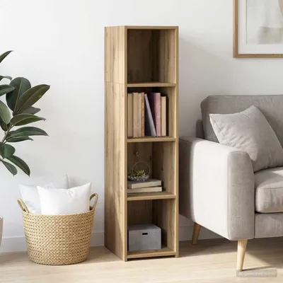Produktbild von vidaXL Highboard Artisan-Eiche 30 x 41 x 124 cm Holzwerkstoff