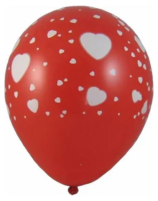 Produktbild von 100x Luftballons 'Weiße Herzen' Ø 300 mm Größe 'L'
