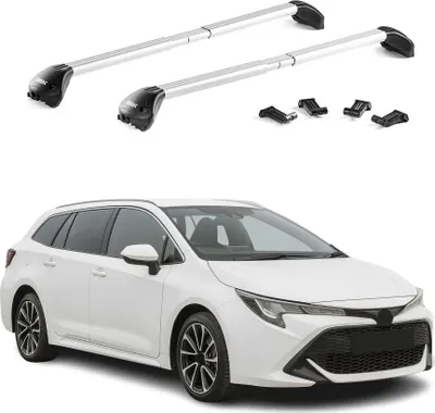 Produktbild von Dachträger Relingträger für Toyota Corolla Wagon E210 2019-2025 Alu Grau 2x ABE