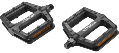 Image de Pédales plates Voxom MTB Pe24 noir Corps en plastique