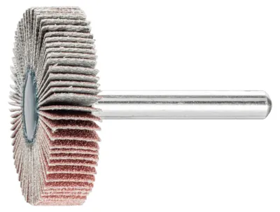 Produktbild von Pferd Fächerschleifer Körnung 120 Durchmesser 40 x Höhe 10mm 6mm Spannschaft - 44403126