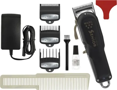Produktbild von Wahl Senior, Schwarz, DC motor, 6500 rpm, Akku, 70 min, Integrierte Batterie, 2 h