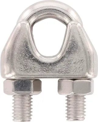Produktbild von Bügelklemme Drahtseilklemme Seilklemme für Drahtseil ø 5 mm DIN741 Edelstahl A4
