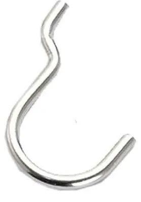 Immagine prodotto di GANCIO PER PANNELLO FORATO TIPO 'N.3' 25x37 mm