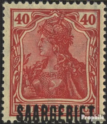 Produktbild von Briefmarken Saarland 1920 Mi 48 gestempelt Germania