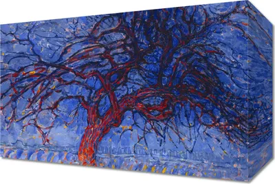 Obrázek produktu pro Obraz 30x20cm Avond (Evening), Piet Mondrian Vintage do Salonu