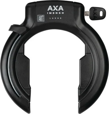 Obrázek produktu pro Zámek rámu Axa Imenso X-Large černý,klíč není odnímatelný,92mm,ART 2