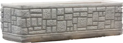 Produktbild von Schöner Blumenkasten aus Steinguss Neu Frostfest Witterungsbeständig PO-1386