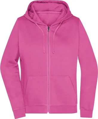 Produktbild von Klassische Sweatjacke mit Kapuze pink, Gr. XXL
