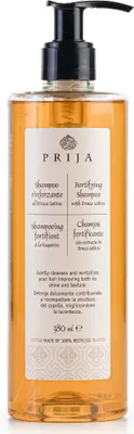 Produktbild von Prija posilující šampon s Eruca Sativa (380 ml) - Čisticí a pečující přípravek pro všechny typy vlasů - Testovaná účinnost - 100% vegan, 100% recyklov