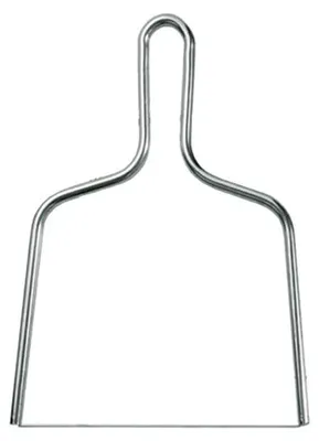 Käsehobel aus Edelstahl, 17 cm, silber, spülmaschinengeeignet