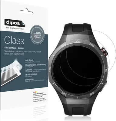 Produktbild von 2x Schutzfolie für Huawei Watch GT5 matt - Anti-Shock 9H Folie dipos Glass Kunststoffglas