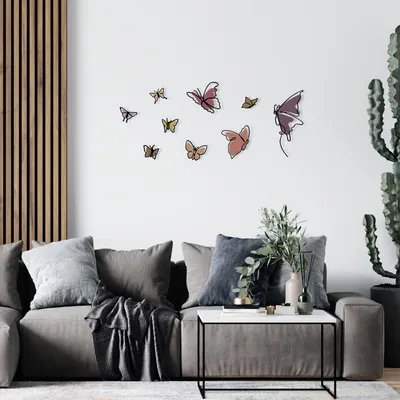 Immagine prodotto di Wallity, Marvelous S1, Accessorio decorativo da parete in metallo, 142 x 65,5 cm