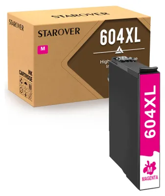 A product box and an ink cartridge are shown against a white background.