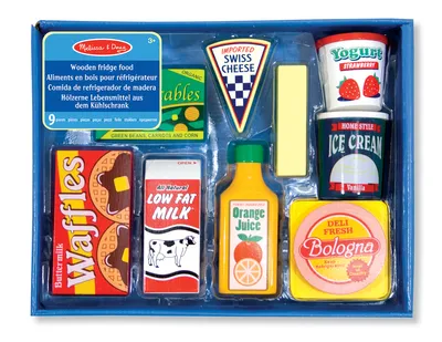 Produktbild von Melissa & Doug Wooden Fridge Food, Küche und Essen, Spielset, 3 Jahr(e), Junge/Mädchen, 5 Jahr(e), Kinder