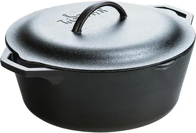 Imagen del producto de Olla de hierro fundido Silecomplaza para estofados, con tapa, de 30 cm