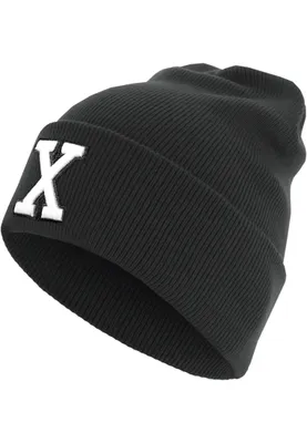 Produktbild von MSTRDS Beanie Letter Cuff Knit Beanie Black