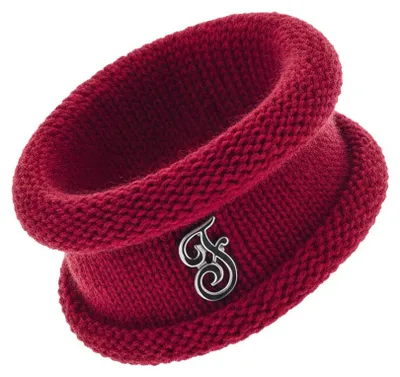 Produktbild von FERRIBIELLA Halswärmer Hund Weich & Warm Winter - Bordeaux / M