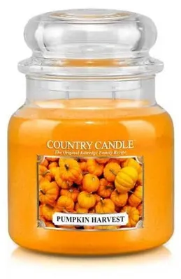 Produktbild von Country Candle Pumpkin Harvest, Duftkerze, mittelgroß, mit 2 Dochten (453 g)