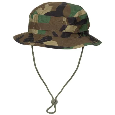 Produktbild von Boonie Outdoor Hut oder Buschhut aus Rip Stop, woodland S