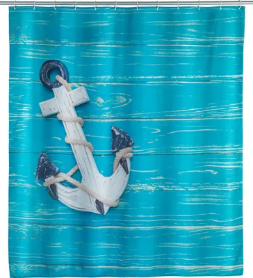 Immagine prodotto di Tenda da doccia WENKO Mod. Aboard, tessuto (poliestere), 180 x 200 cm, lavabile