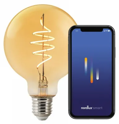Zdjęcie produktu dla Żarówka SMART E27 Bursztynowy 380lm 2200K 2170132747 Nordlux